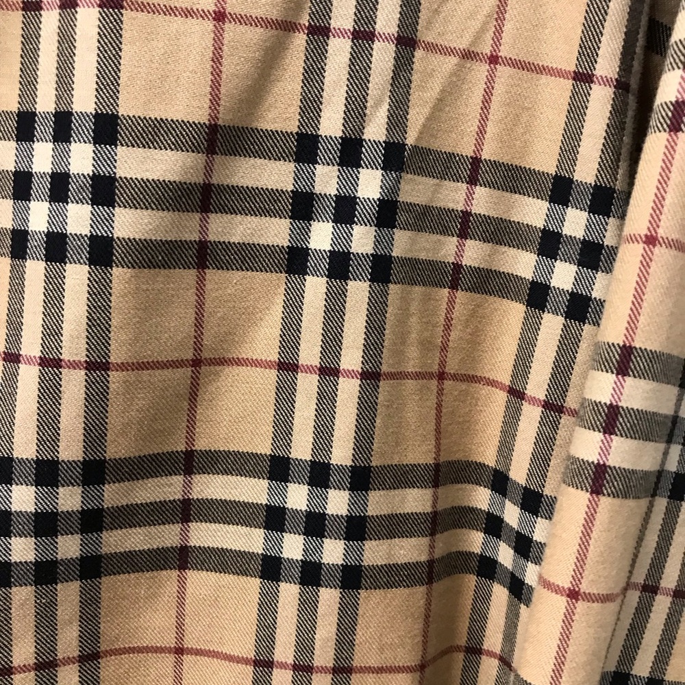 Burberry Beige and Black Plaid Men's Shirt - Picture 3 of 6